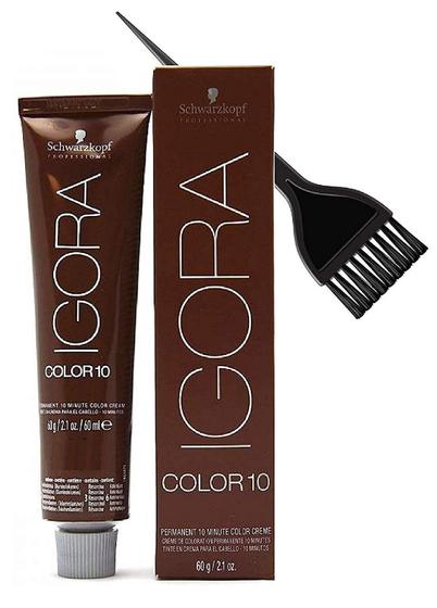 Imagem de Dado este título do produto: Schwarzköpf IGORA COLOR10 Coloração Permanente de Cabelo em 10 Minutos C