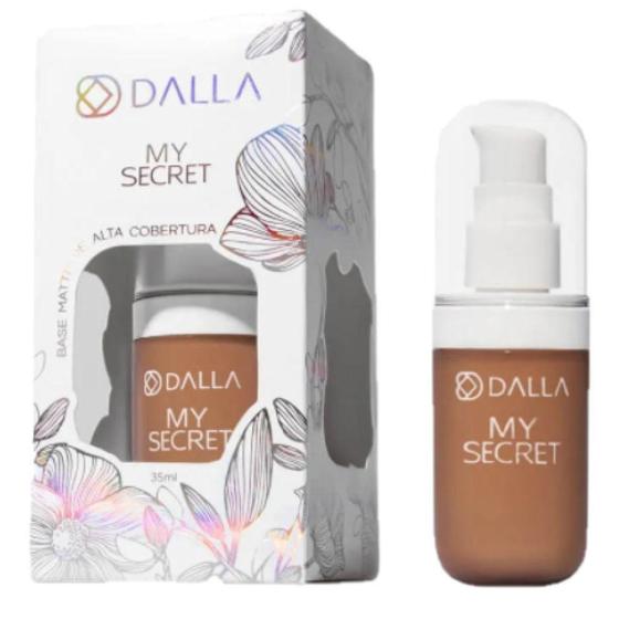 Imagem de Dalla - Base Matte Alta Cobertura My Secret - Cor 10