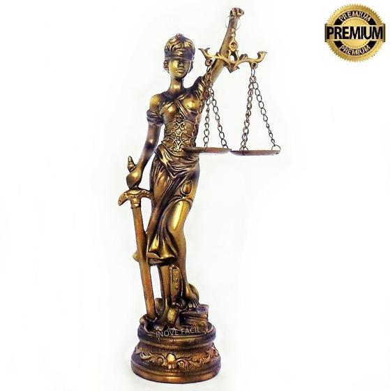 Imagem de Dama Da Justiça Direito Deusa Têmis Estátua Estatueta Resina