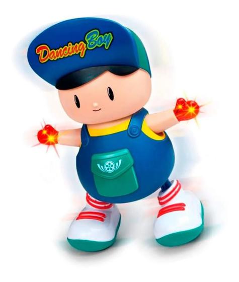 Imagem de Dancing Boy Menino Boneco Dançarino Com Luz E Som