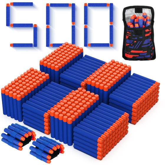 Imagem de Dardos Nerf Elite - Pacote com 500 Unidades Tudaymol