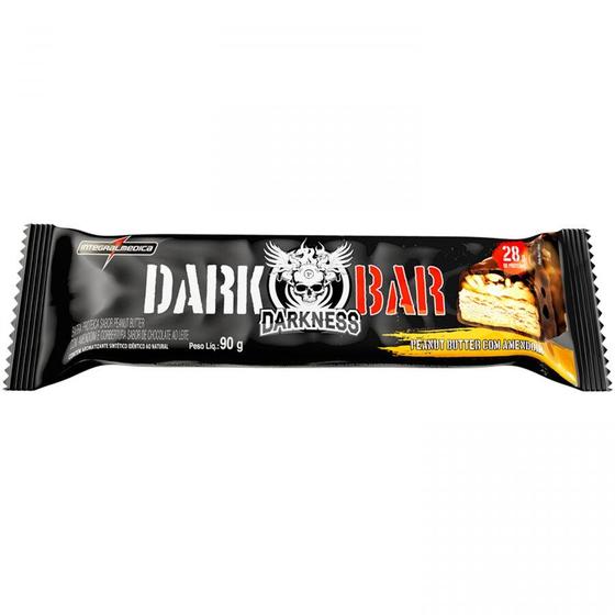 Imagem de Dark Bar Integral Médica Darkness Peanut Butter com Amendoim 90g