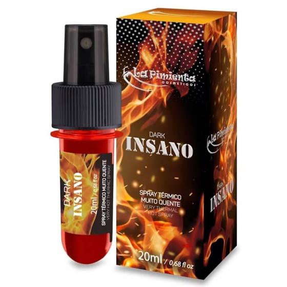 Imagem de Dark insano spray térmico hot para massagem 20ml