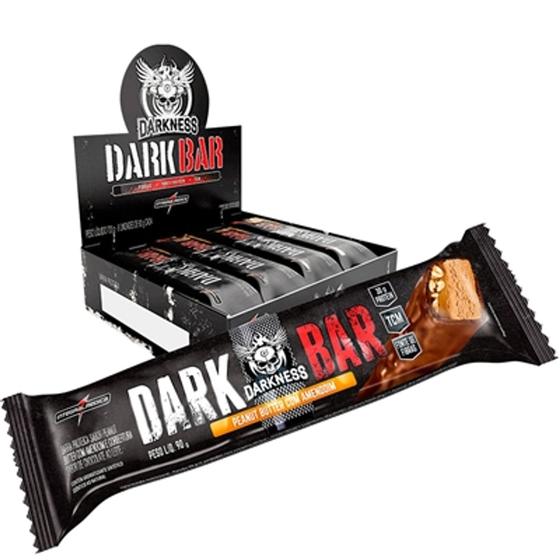 Imagem de Dark Whey Bar 90g Caixa Com 8 Unid. Darkness Integralmédica