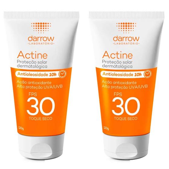 Imagem de Darrow Actine Kit com 2 Unidades  Protetor Solar FPS30  120g
