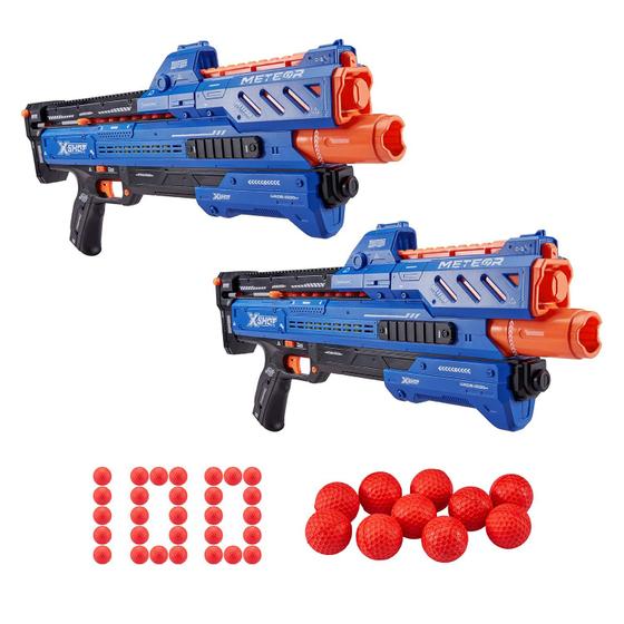 Imagem de Dart Ball Blaster xShot Chaos Orbit com 100 rodadas azuis