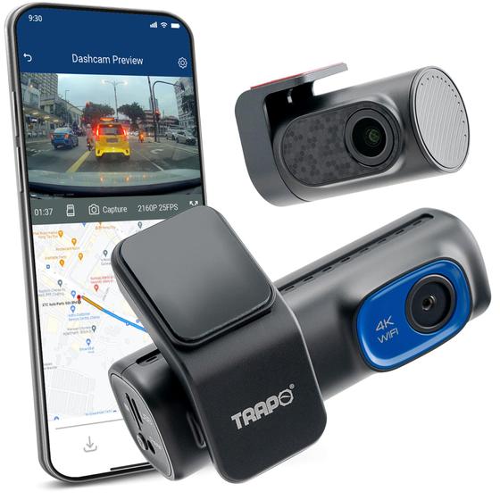 Imagem de Dash Cam TRAPO I-Sight T-550 4K - Frontal e Traseira com GPS e Comando de Voz