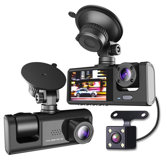 Imagem de Dashcam 1080P WiFi de grande angular C309-2083 para carro