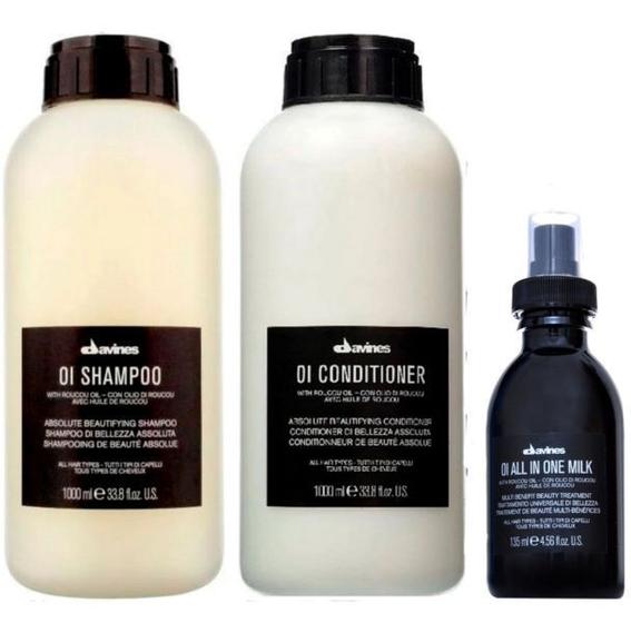 Imagem de Davines Oi Sh 1 Litro + Oi Cond 1 Litro + One Milk 135 Ml