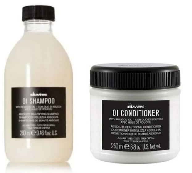 Imagem de Davines Oi Shampoo 280 Ml + Oi Condicionador 250 Ml