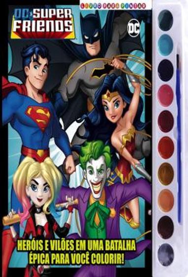 Imagem de DC Super Friends - Livro para Pintar com Aquarela