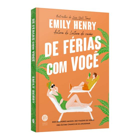 Imagem de De Férias Com Você, Novo Romance de Emily Henry, Autora do Hit Leitura de Verão, Esta é uma História que faz rir e Suspirar - Livro