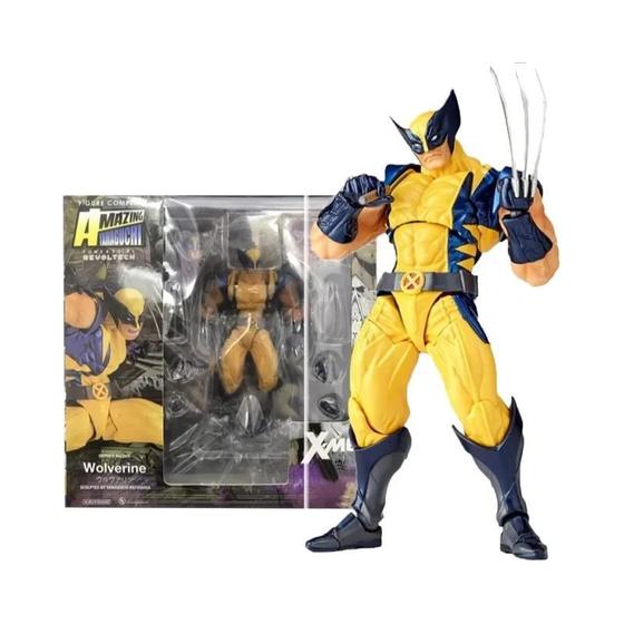 Imagem de Deadpool Wolverine X-men Figura De Ação Móvel Conjunta Estátua Modelo Ornamentos Colecionáveis