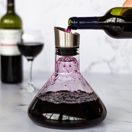 Imagem de Decanter com Aerador de Vinho - Crystal Wine