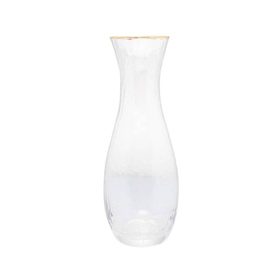 Imagem de Decanter De Cristal Fino Taj 1,15L Fio Borda Dourada Wolff