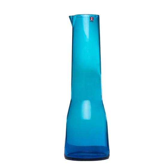 Imagem de Decanter Jarro Alto Suco Vinho ul Turquesa 1 Litro Iittala