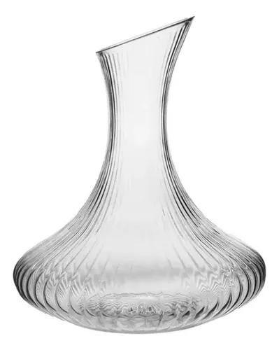 Imagem de Decanter para Vinho Ribbed Canelado Transparente 1700ml