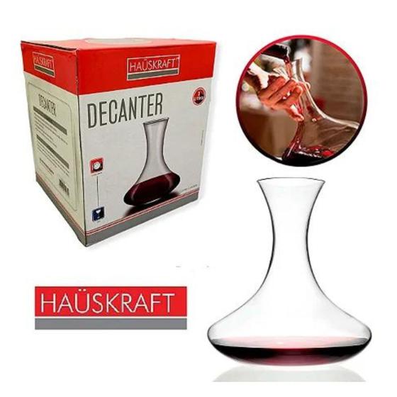 Decanter Para Vinhos Tinto Rose Em Vidro Transparente Menor preço em Decanter Para Vinhos Tinto Rose Em Vidro Transparente