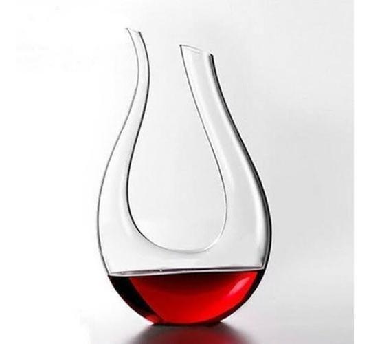 Imagem de Decanter Vinho 1,5L Vidro Moderno Lapidado 34X21