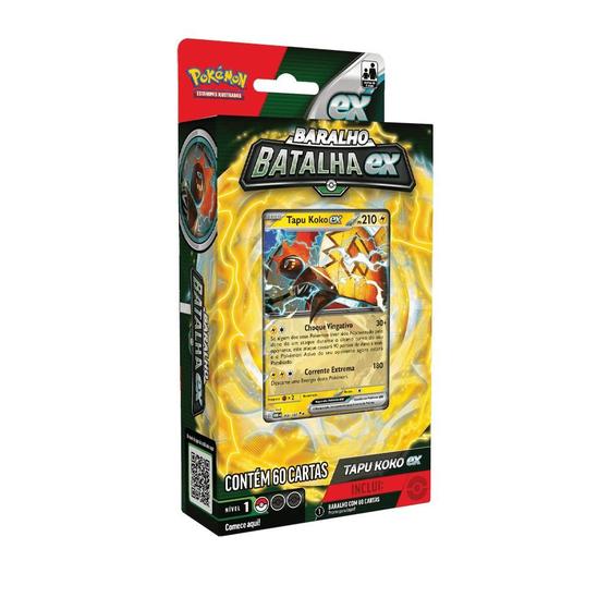 Imagem de Deck Baralho De Batalha Ex Pokémon Tcg Tapu Koko Ex