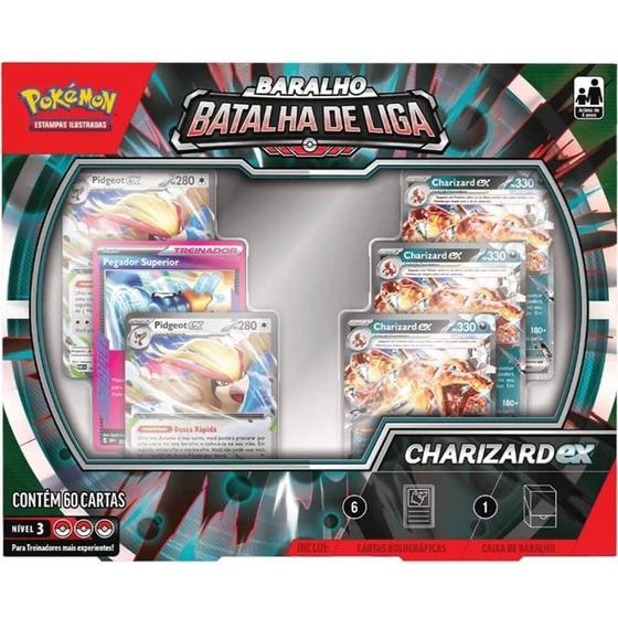 Imagem de Deck batalha de liga pokemon charizard ex copag