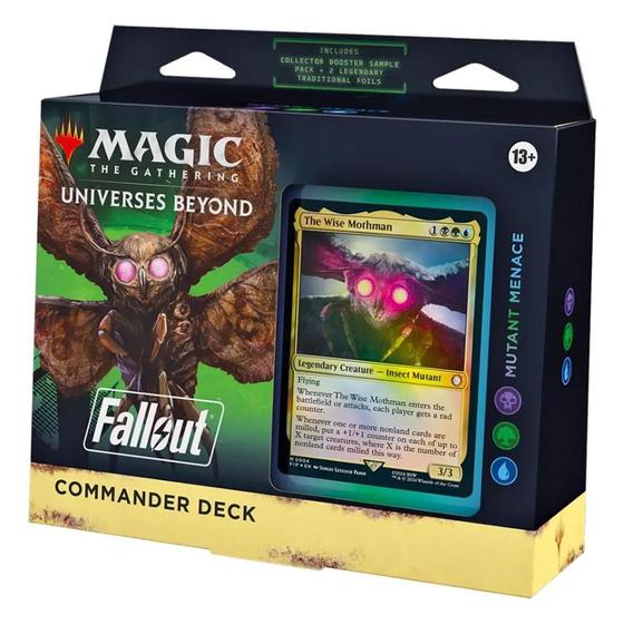 Imagem de Deck Commander Magic Fallout Mutant Menace Baralho Completo