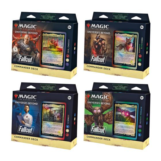 Imagem de Deck Commander Magic The Gathering Fallout - Pacote com 4 Unidades