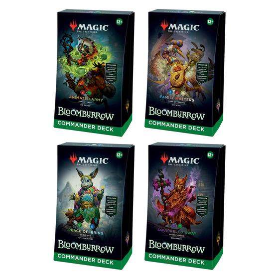 Imagem de Deck de Commander Magic The Gathering Bloomburrow - 4 Unidades
