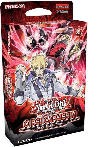 Imagem de Deck Estrutural Yu-Gi-Oh! O Rei Carmesim - Português