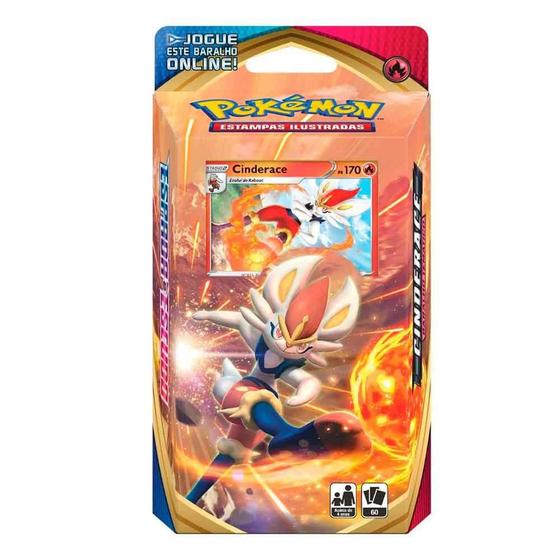 Deck Pokémon Espada e Escudo Cinderance Copag Menor preço em Deck Pokémon Espada e Escudo Cinderance Copag