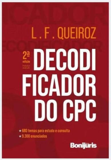 Imagem de DECODIFICADOR DO CPC   2ª ED