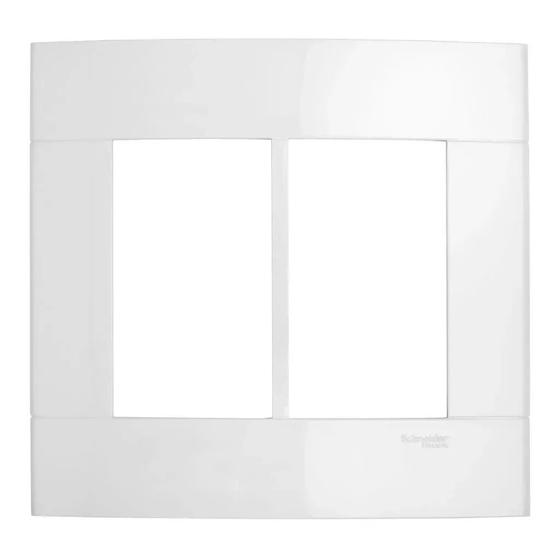 Imagem de Decor Placa 4x4 6 Postos Branco  - Schneider