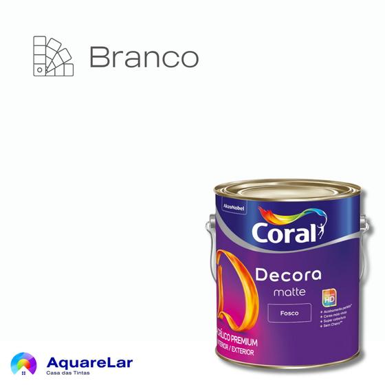 Imagem de Decora Matte Coral Fosco 3,2L