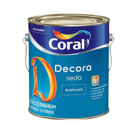 Imagem de Decora seda acetinado branco coral 3,6 lts