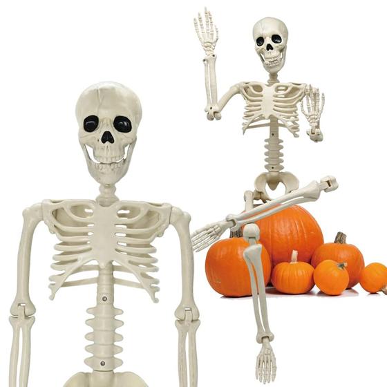 Imagem de Decoração de Halloween - 36 Esqueletos de 90cm (3 Pés) - DINESIL