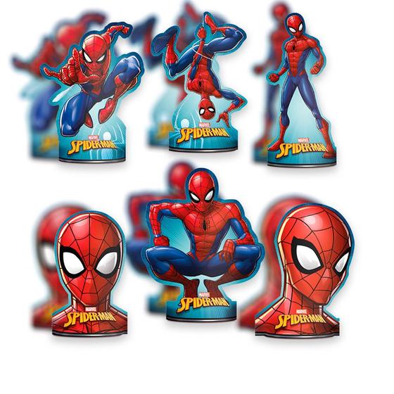 Imagem de Decoração festa Homem Aranha Display de mesa - 6 Unidades