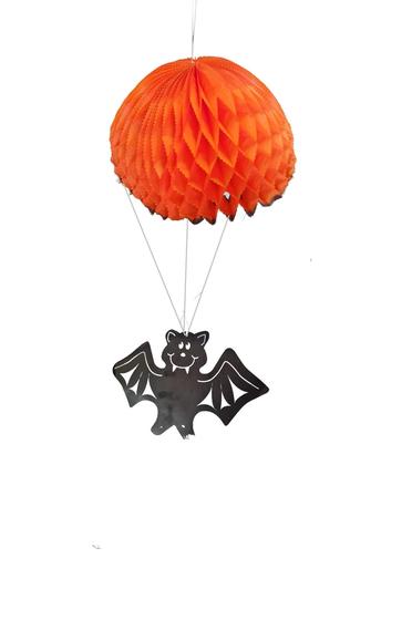 Imagem de Decoração Halloween Enfeite Origame Leque Com Morcego- 2Un