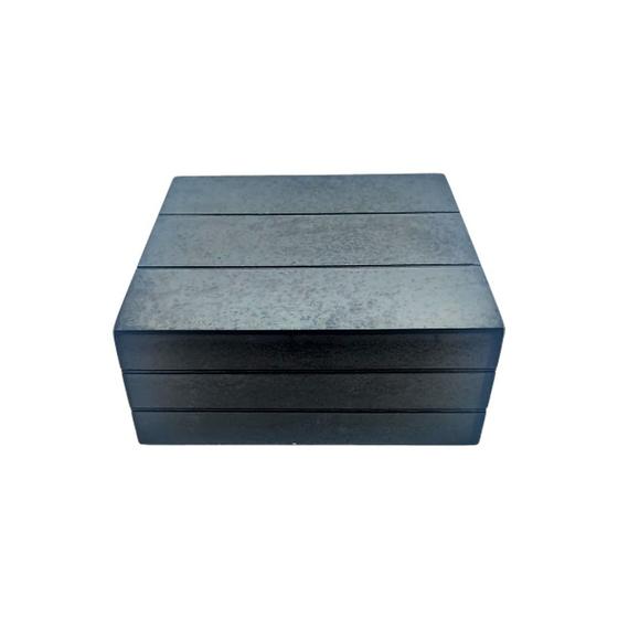 Imagem de Decoração MDF Caixa Altura P - Preto - 1 unidade - Rizzo