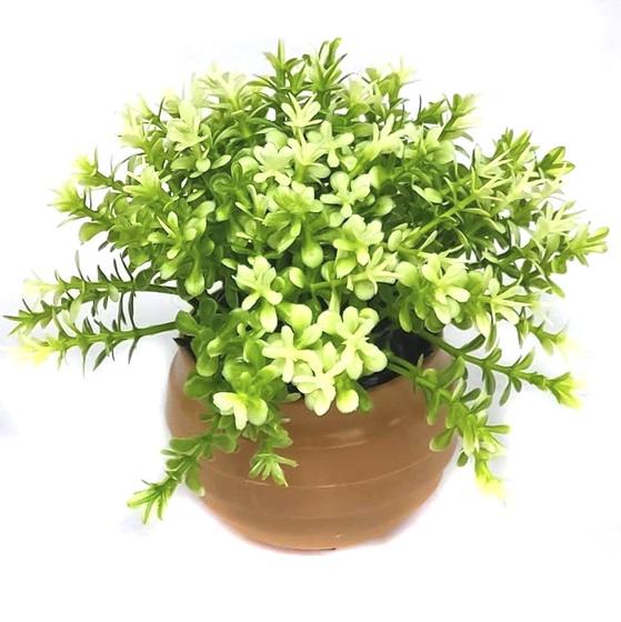 Imagem de decoração plantas artificiais decorativas vaso vasinho falsa flor