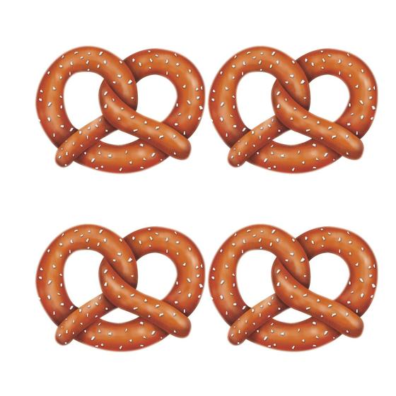 Imagem de Decorações de Oktoberfest - 4 Suportes de Pretzel Beistle