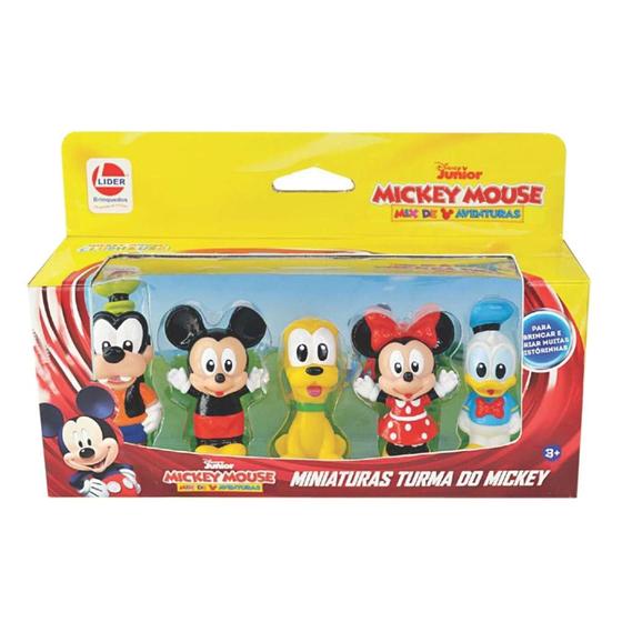 Imagem de Dedoches Bonecos Disney Fantoche Mickey - Líder - Líder Brinquedos