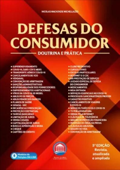 Imagem de Defesas Do Consumidor - Doutrina e Prática 2023 - Rumo Jurídico