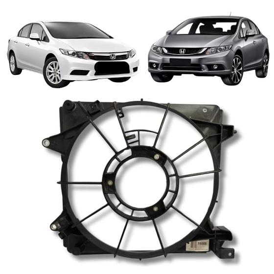 Imagem de Defletor Da Ventoinha Radiador Honda Civic 2012/2013/2014/2015/2016