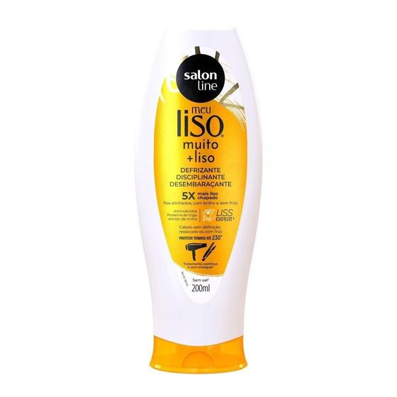 Imagem de Defrizante Protetor Térmico Meu Liso Muito + Liso Salon Line 200ml