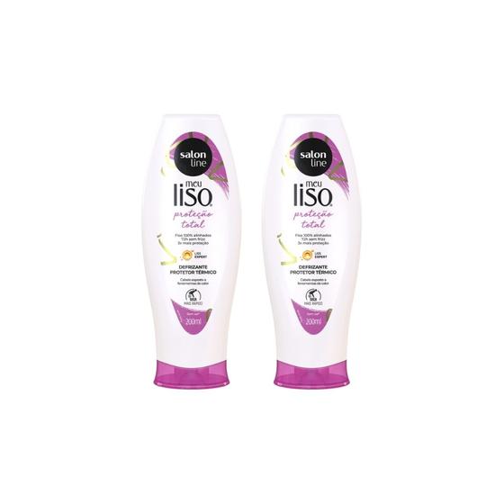 Imagem de Defrizante Salon Line Meu Liso Protecao Total 200ml - 2un