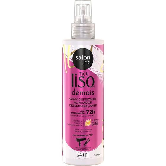 Imagem de Defrizante Salon Line Spray Meu Liso Demais 240ml