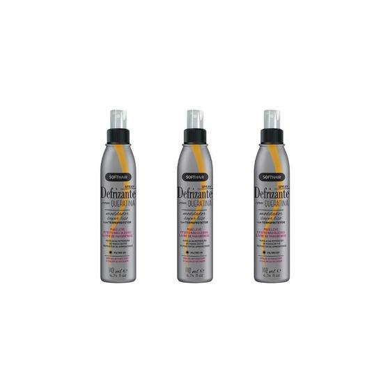 Imagem de Defrizante Soft Hair 140 Ml Spray Queratina-Kit C/3Un