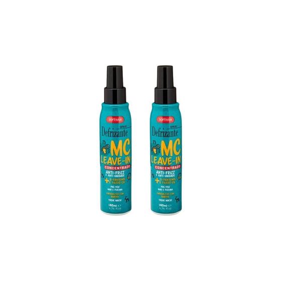 Imagem de Defrizante Soft Hair 140Ml Spray Mc Leave-In - Kit Com 2Un