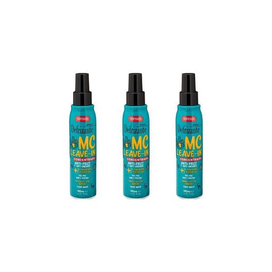 Imagem de Defrizante Soft Hair 140Ml Spray Mc Leave-In - Kit Com 3Un