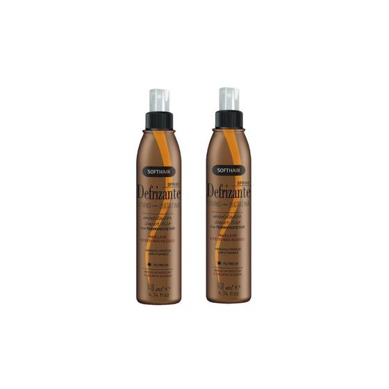 Imagem de Defrizante Soft Hair 140Ml Spray Tutano Queratina- Kit C/2Un